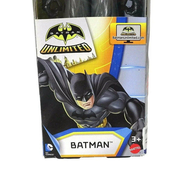 DC Comics Batman Unlimited Posable Action Figure Black Cape Age 3 & Up 12" NEW - Picture 3 of 6
